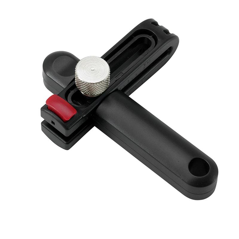 Guter-Verstellbarer Lederschneider mit Skala Lederriemen Schnur Gürtel Schneider Hand Schneidwerkzeug Praktisches Lederhandwerk Handwerkzeug