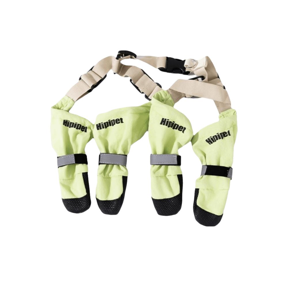 Anti-dirty Dog Foot Covers Waterproof Puppy Shoe Cover Suspenders Four-Legged Pants  Going Out