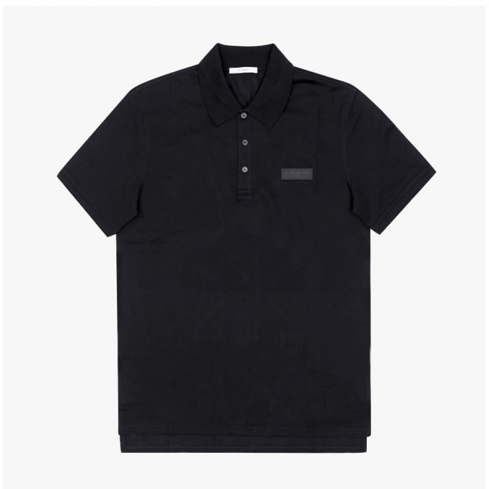 Givenchy Herren Kurzarm Polo T-Shirt Grobkorn Bml00g3ysg 001