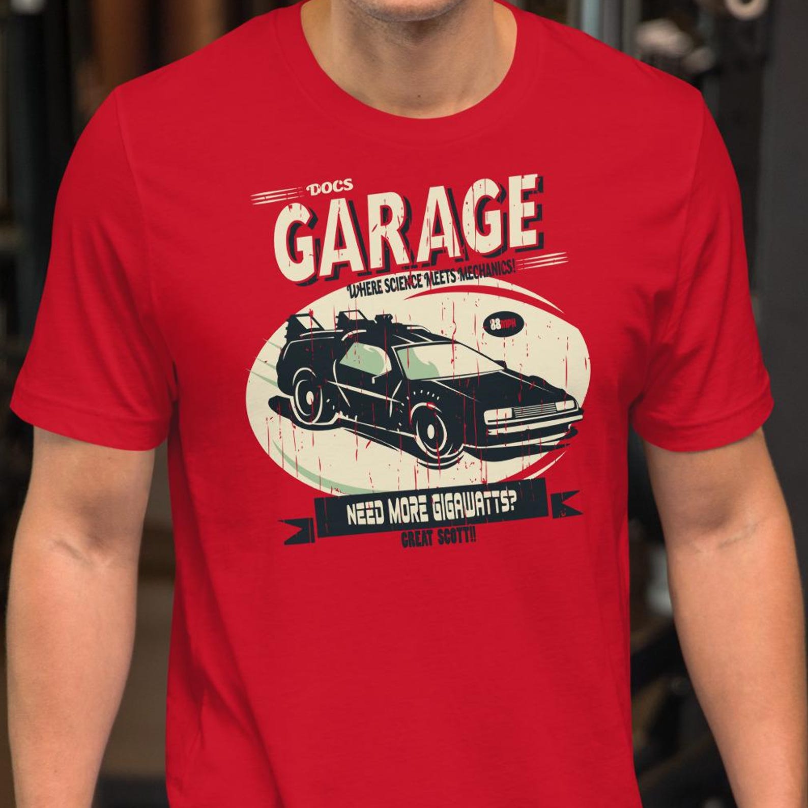 Doc s Garage, Unisex t-shirt S
