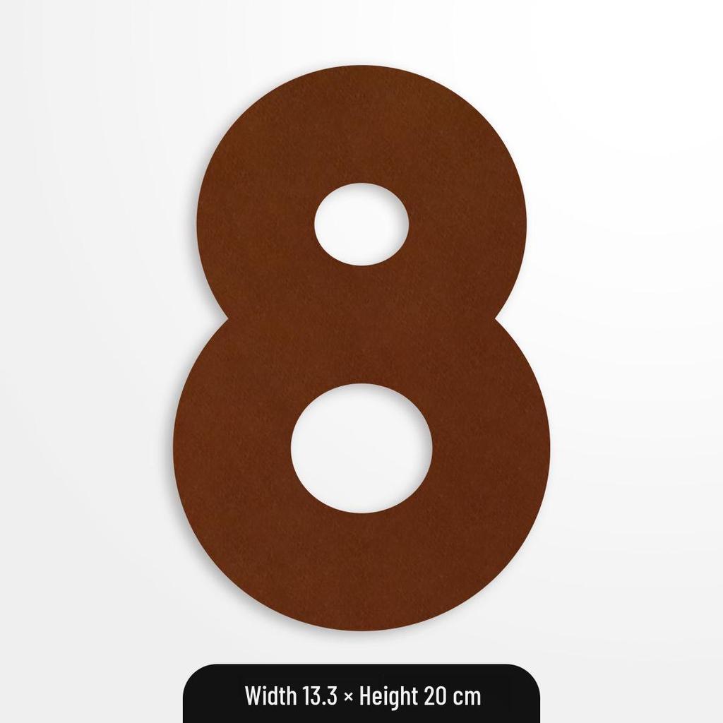 Coffee Forest Style Birthday Letters & Numbers Decoration for Kids' First Birthday Photoshoot