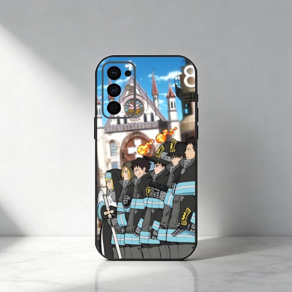 

FF-Fire S-Sho K-Kusakabe Characters Phone Case For Samsung S25,S24,S21,S22,S23,S20,Ultra,S26,Plus,Fe,Note,5G Black Cover Samsung S235G