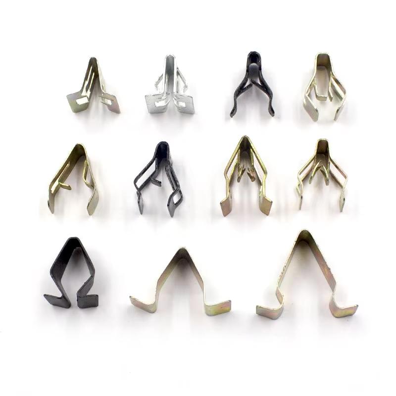 10 Pezzi Fermo Rivetto Fastener a U Universale per Console Centrale Cruscotto Auto Clip Metalliche per Pannelli Trim Auto