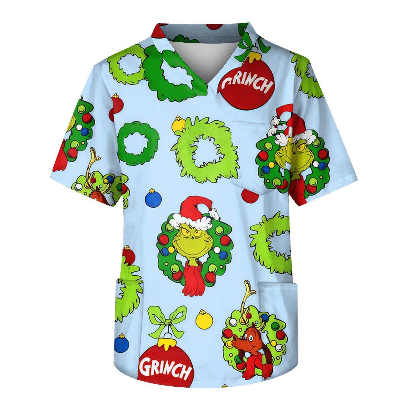 

Мужской топ с коротким рукавом, V-образным вырезом и принтом, нагрудным карманом XXXXXL