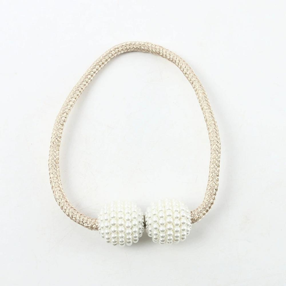 

Жемчужные магнитные шторы с пряжками Современные оконные шторы Магнитные держатели-клипсы Держатели Пояс для штор Аксессуары