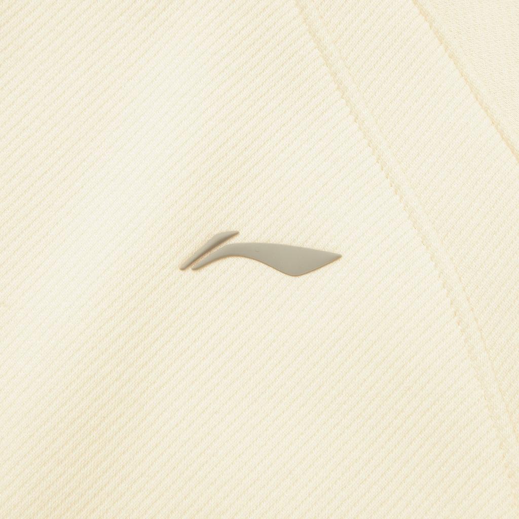 Li Ning Fitness Series Fleece Lined Loose Fit Hooded Sports Casual Stitched Sweatshirt Women Sweatshirt AWDV944-1