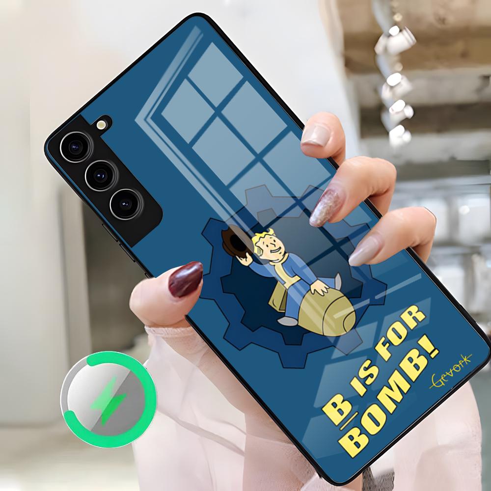 F-Fallouts Vault Phone Case For Samsung S26 Ultra S25 Edge S23 S22 S21 S20 Ultra Plus S24 Fe A25 Magnetic Glass Cover