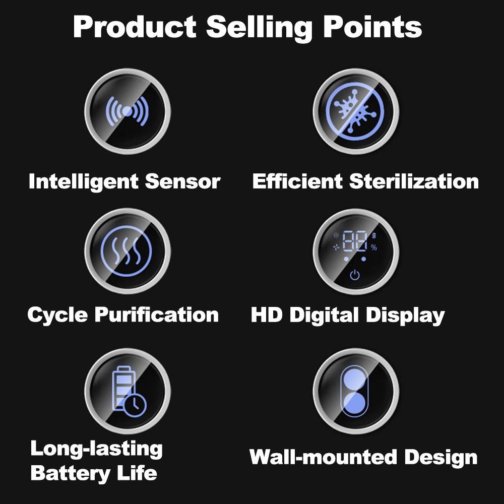 Electric Shelf Disinfectant Toothbrush Holder Toothbrush Intelligent Drying Rack  Bathroom