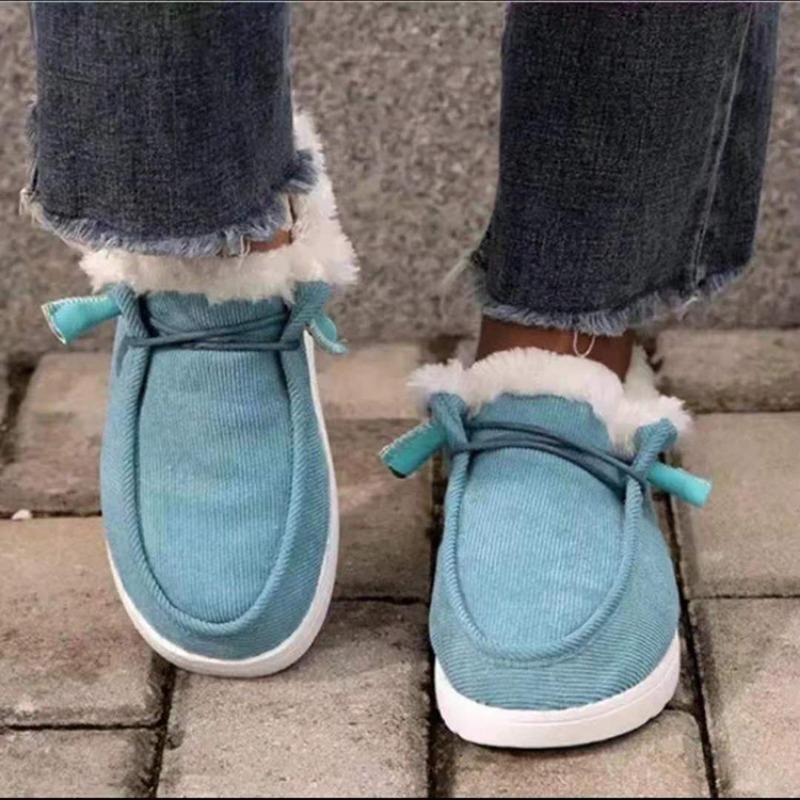 New Style Fashion Women Boots Winter Thick Bottom Snow Boots Female Plus Velvet Thickened Hairy Big Size Cotton Shoes Woman