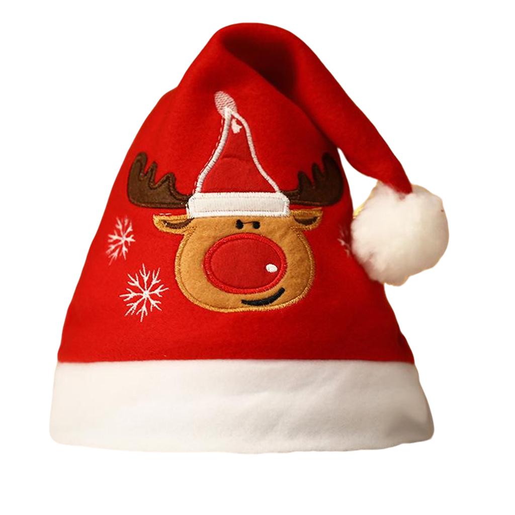 Personalized Custom Adult Hat Red Christmas Hat Decoration