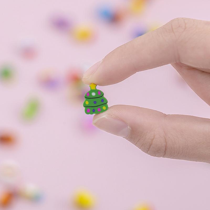 Cute Mini Eraser Various Shapes Cartoon Animal Space Fruit Dishes Office School Student Use Stationery Reward Gift Ornament ZYF