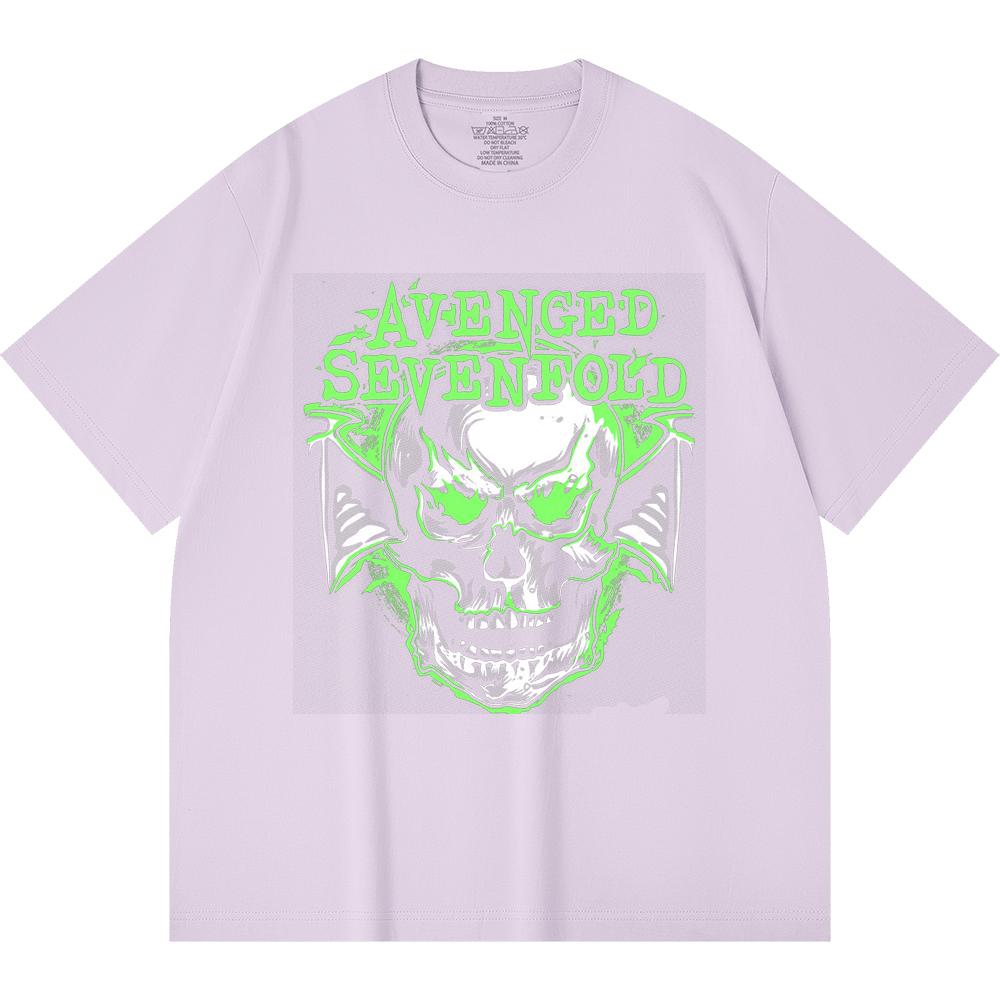 230 Gsm 100% Cotton Heavy Metal T-Shirt Rock Band Popular Music Print Unisex Heavy Cotton T Shirt