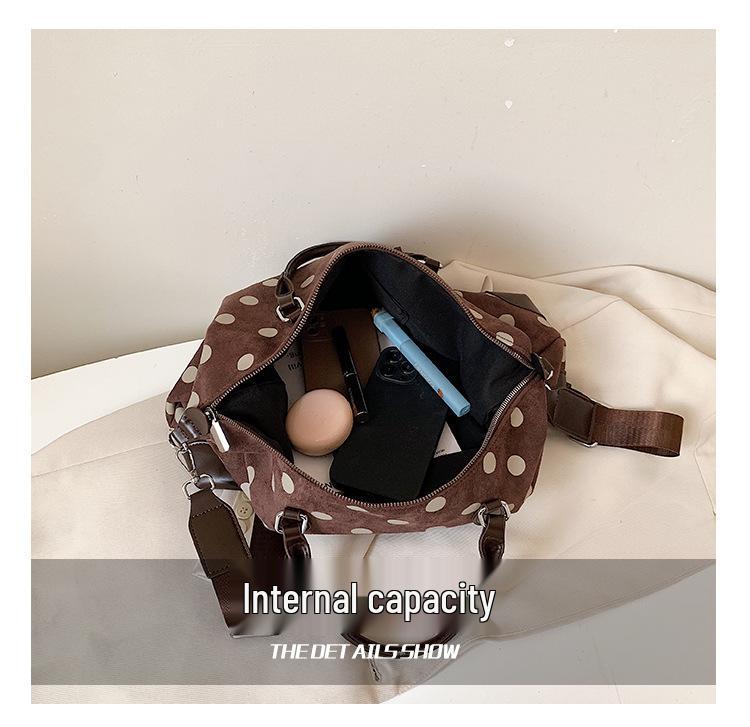 Women's Polka Dot Crossbody Bucket Bag - Summer Casual Fashion 2026