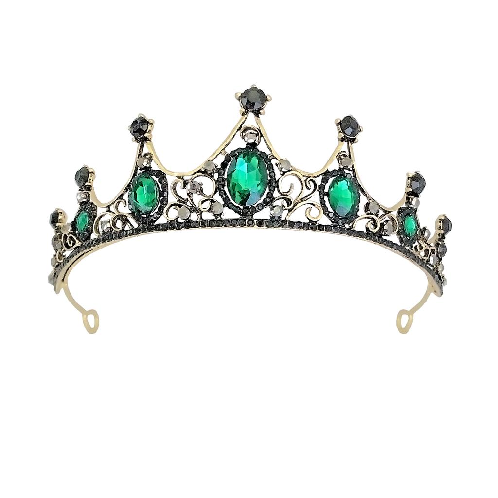 Retro Bridal Tiara  Exquisite Rhinestone Crown Bride Princess Crown Wedding Accessories Crown Hair Accessories