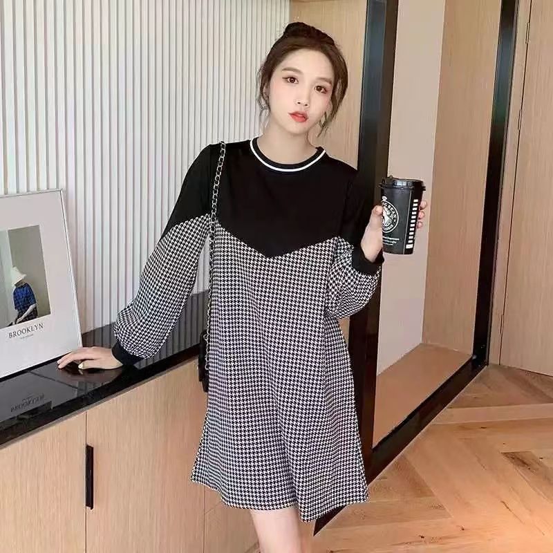 

Maternity clothing versatile skirt spring and autumn thin high waist support adjustable belly cover does not show pregnancy suit M recommends 85-52.5 kg чёрный