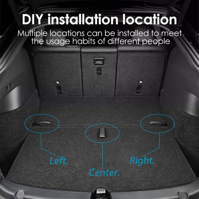Kofferraum Seil Zugband Für Tesla Model Y 2021-2026 Öffnen Heckklappe Abdeckung Griff Zugband Auto Organizer Zubehör Gadgets