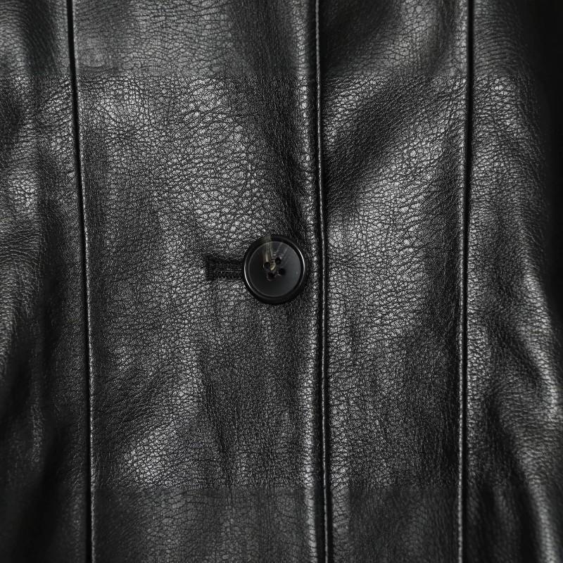 Womens Faux Leather Jacket Stand Collar Loose Fit Short Coat Fall Winter