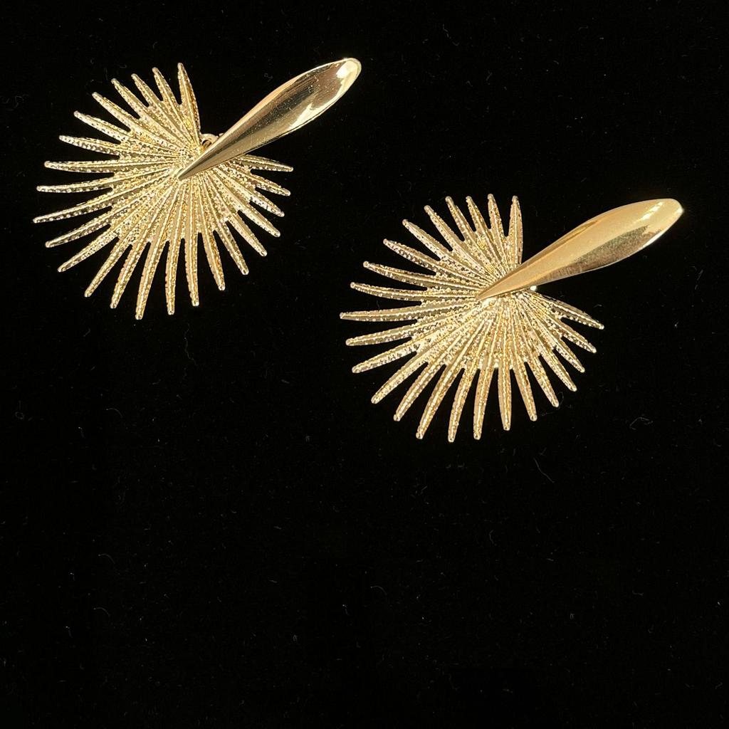 Earrings personalized disc exaggerated personality temperament earrings