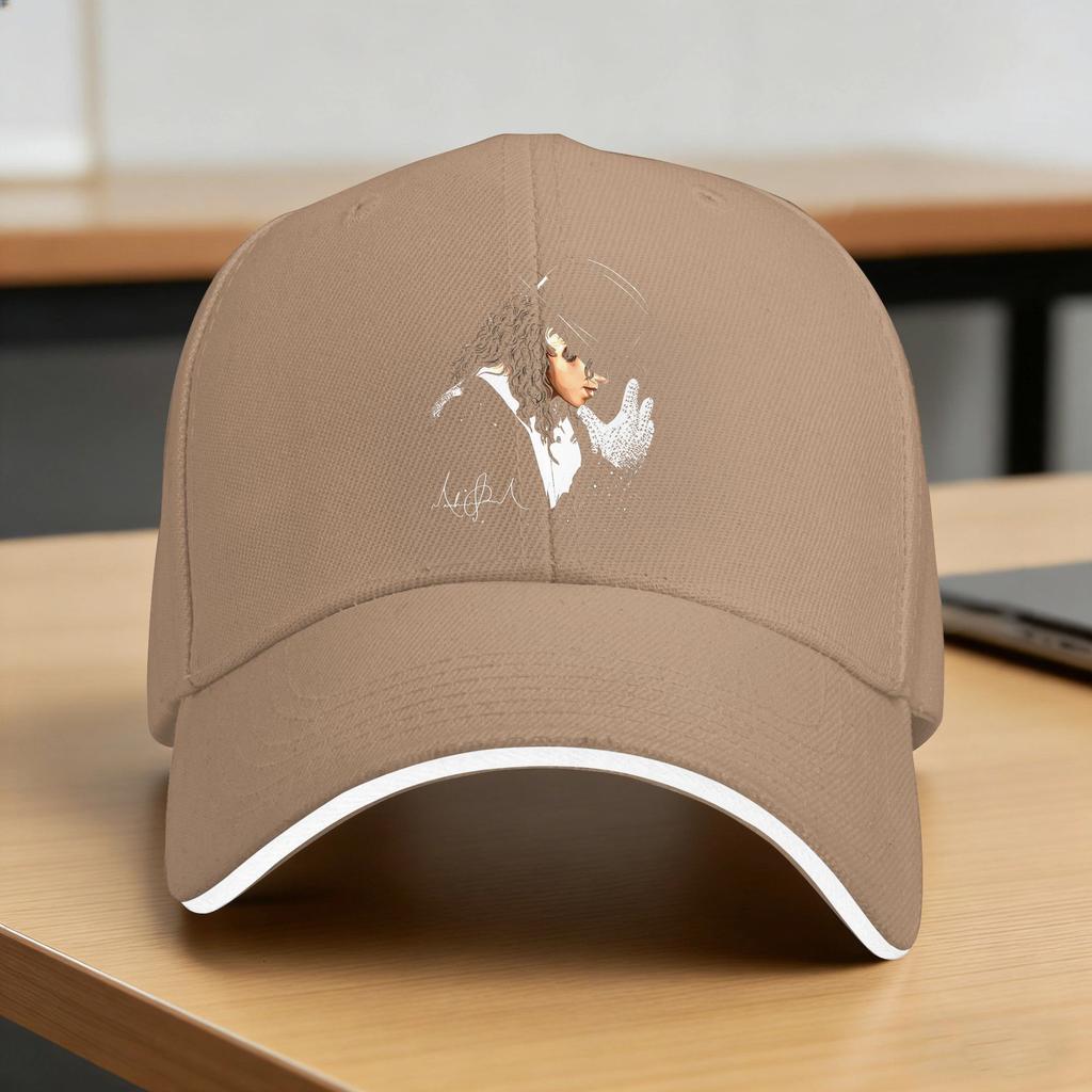 Poster Michael Jackson Cappellino da Baseball Casual Unisex Unisex Cappellino Trucker Design Regolabile Kpop Rock Cappellini da Baseball Idea Regalo