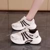 2025 spring new sports shoes women's retro trend platform fashion casual dad shoes women's QZH-2111
