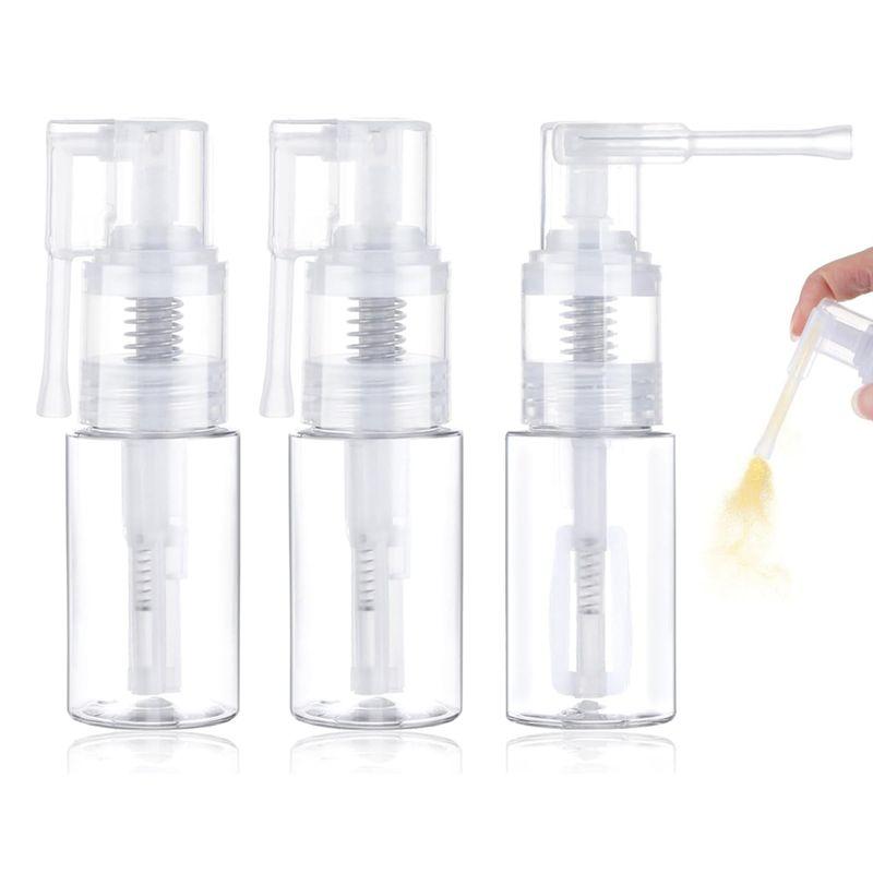 AEE4-3Pcs Glitter Duster Sprayer, 35Ml Transparent Glitter Duster Sprayer Bottle, Dry Powder Spray-Bottle Empty