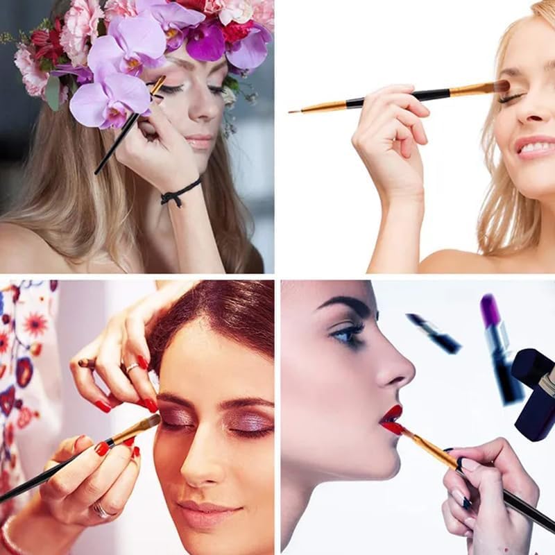 Makeup Brush and Powder Puff Full Set of Soft Makeup Eyeshadow Concealer Lip Eyebrow Beauty Day Gift 23-Piece Set, Bristles, Multi-Function Brushes,