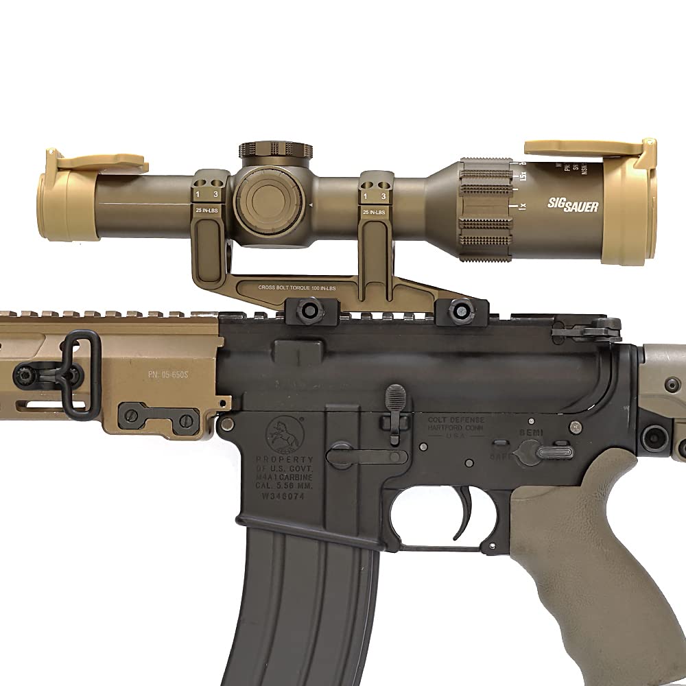 Evolution Gear NIGHTFORCE Ultra Mount 1.93" High Replica 30mm Diameter Scope Mount, Hard Anodized 6068 Aluminum, Dark Earth finish.