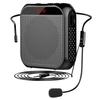 Přenosný handsfree megafon s mikrofonem a náhlavní soupravou, kompaktní reproduktor, USB/microSD, přehrávání hudby, ideální pro akce, přednášky, prezentace,