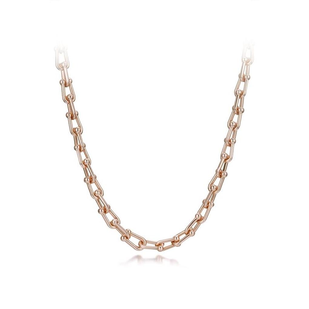[LeShop] 14K Erno Chain Necklace (Gold Plated)_LJ5322BRN