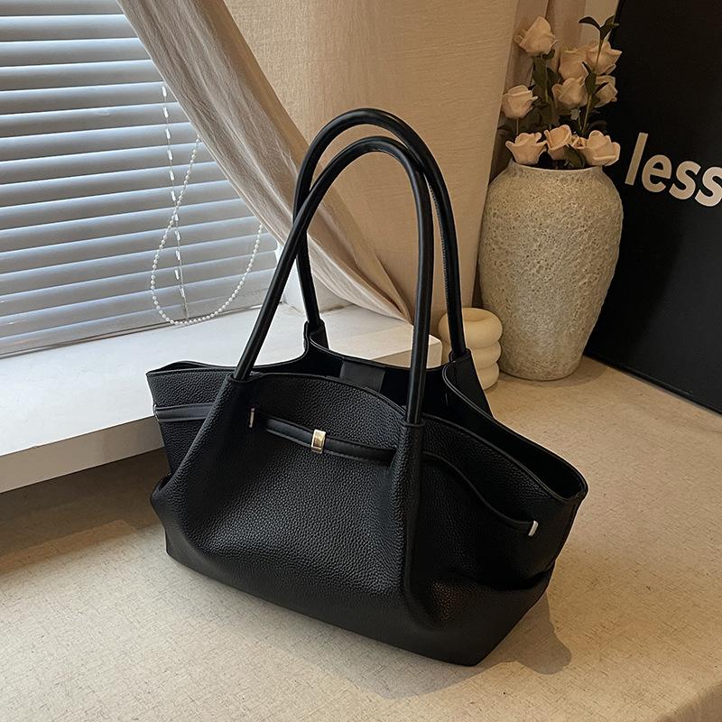 Portable Vegetable Basket Children's Bag New Simple Contrasting Color Wing Bag Large Capacity Shoulder Bag