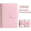 PU Crocodile Texture A6 Detachable Notebook with Zipper Pocket and Printable Logo