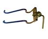 64 Titanium Bucket Holder for Rock Fishing Pitons, Iridescent Anodized (13)