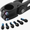 Titanium-plated Bicycle Handlebar Screws Stainless Steel Bicycle Disc Brake Caliper Bolt  Folding