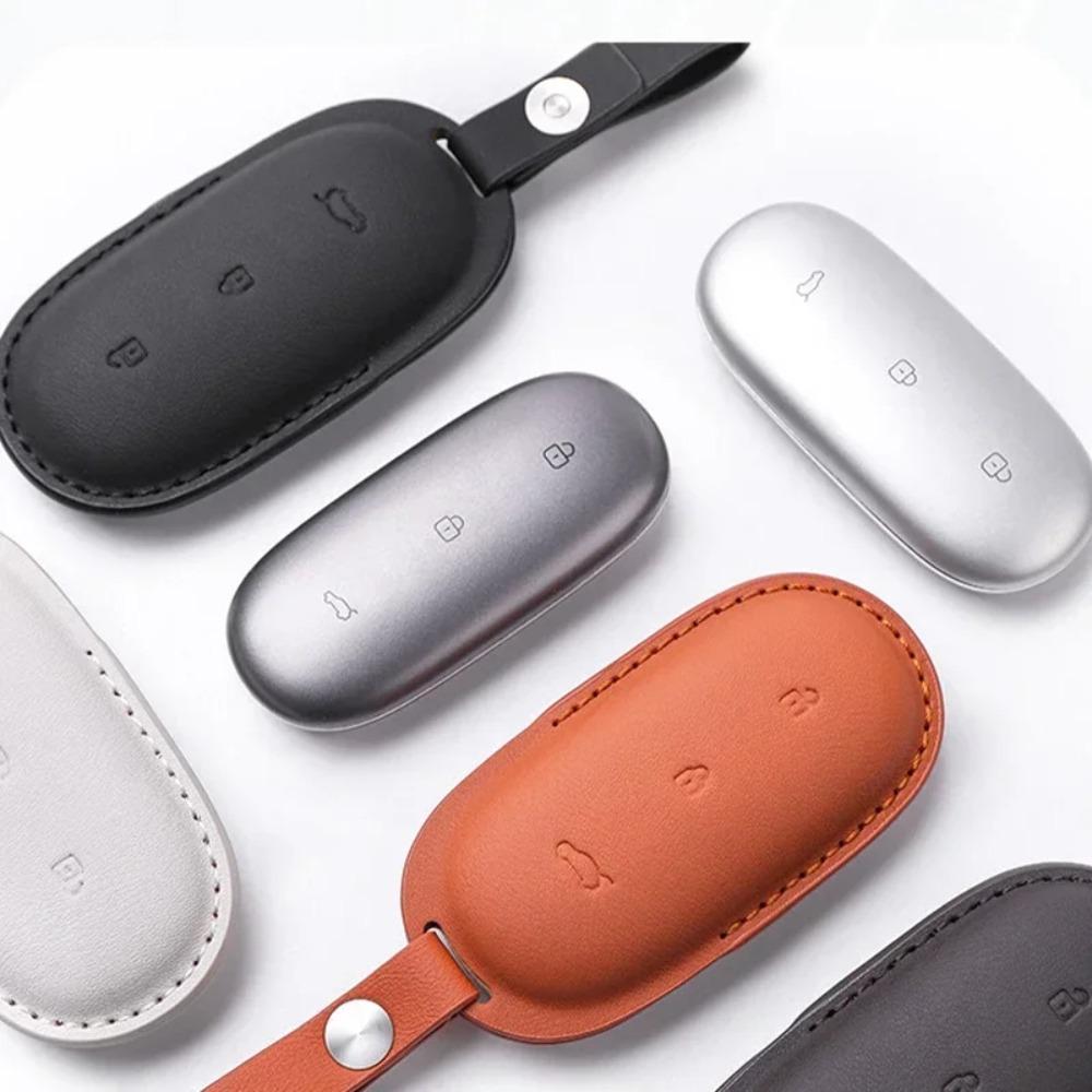 Leather Car Key Case Shell Keychain for Lixiang L9 L8 L7 L6 Key Case Cover for LI Lixiang Leading Ideal L6 L7 L8 L9 2022-2025