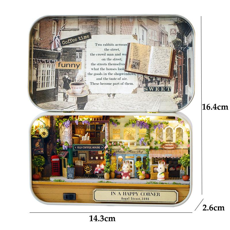 

Лялькові будиночки з дерева своїми руками, ручна робота, смішний коробковий театр, мініатюрна коробка, милі лялькові будиночки, 3D пазл, набори для складання, подарунок, дерев яні іграшки для дівчаток