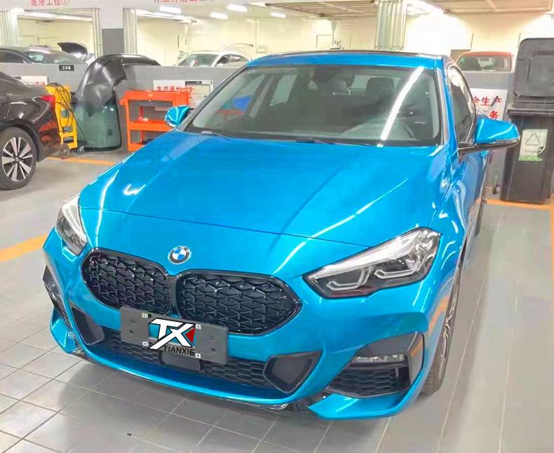 Compatible with 2023 BMW 2 Series F44: Front Lip, Rear Diffuser, Tail Wing, Side Skirts, Night Black Grille Body Kit 225 Fan.