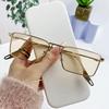 Retro Narrow Rectangular Sunglasses Fashion Korean Small Frame Sun Glasses UV Protection Unisex Eyewear for Women & Men