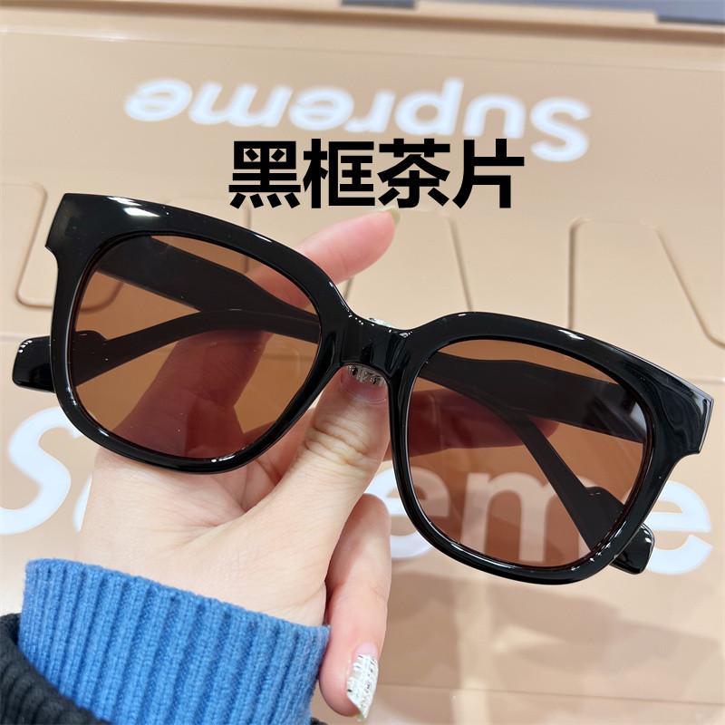 New sunglasses for women ins can be matched with myopia sunglasses to prevent ultraviolet rays, big face and thin man