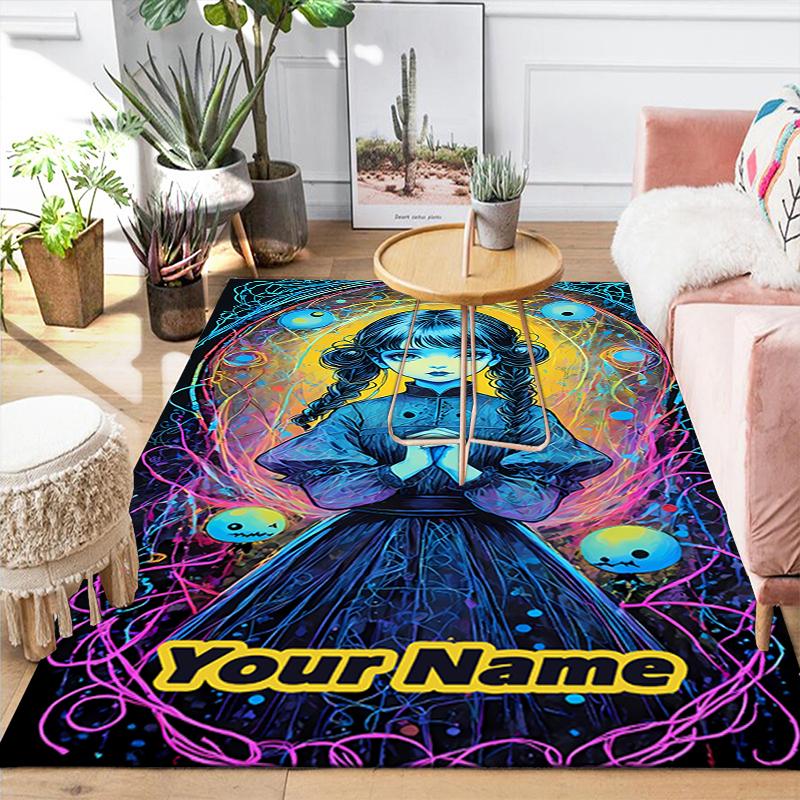 Custom 1Pc Moonlit Gothic Portrait Rug Office Carpet Indoor Outdoor Entrance Doormat Nonslip Soft And Comfortable Living Room D2915376