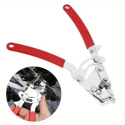 1 Stk. Rot & Silberfarbenes Fahrrad Brems-Schalthebel Schaltzug Bremssattel Werkzeug