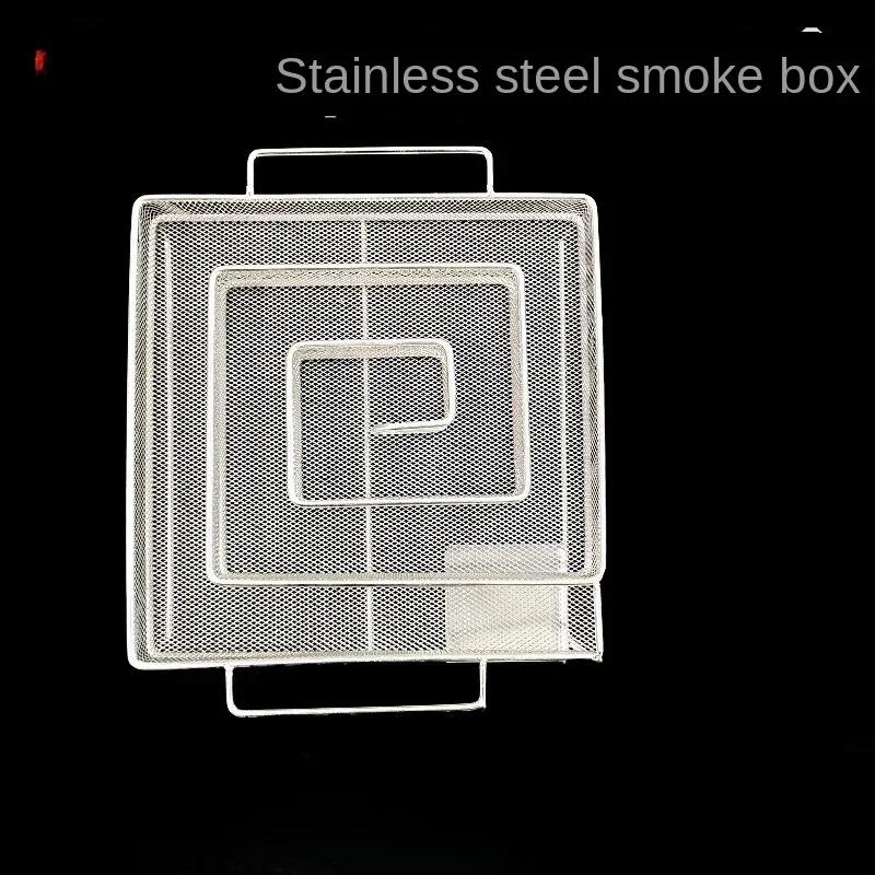 Générateur de Fumée Froide Pour Barbecue Grill Ou Fumoir Poussière de Bois Fumage Chaud et Froid Saumon Viande Brûleur Cuisson Acier Inoxydable Outils Barbecue