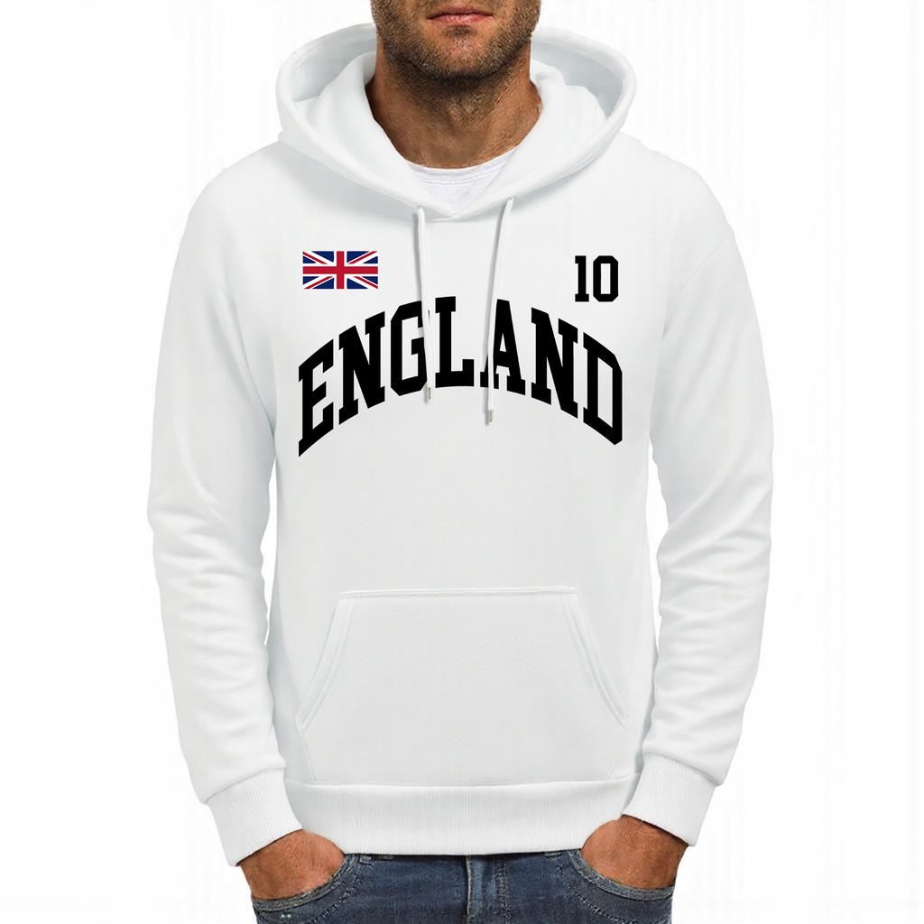 England Letter Uk Print Men Hoody Pocket Fleece Hoodie Autumn Multicolor Unisex Sportswear Oversized Hip Hop Male Pullover