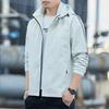 Frühling und Herbst Neue Koreanische Version von Lockerer Freizeit-Tooling-Jacke Herren Trendmarke Kapuzenjacke Herrenbekleidung