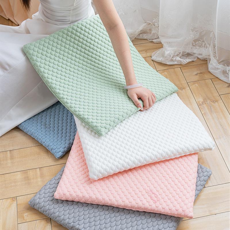 Охлаждающая гелевая подушка для сиденья, подкладка для офисного стула, дышащий летний коврик для сиденья для комфорта при длительном сидении, для дома, автомобиля, для студентов 42*42cm