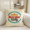 Marke Burger King Kissenbezug Kissenbezug Set Stk x x Atmungsaktiv Waschbar Sofakissenbezug