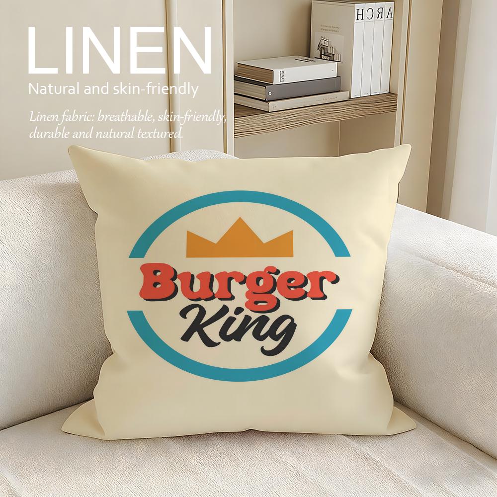 Marke Burger King Kissenbezug Kissenbezug Set Stk x x Atmungsaktiv Waschbar Sofakissenbezug