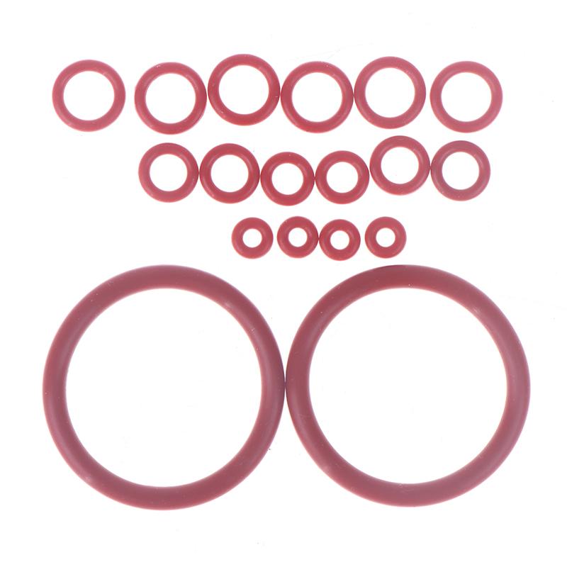 18Pcs O-Ring Seal Kit Silicone Gasket For Saeco Gaggia Spidem Coffee Machine Brewing Group Spout Connector Kitchen Accessories