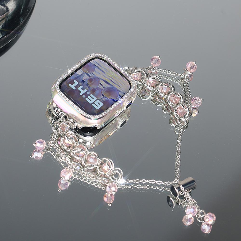 18mm 20mm 22mm Damenarmband für Samsung Galaxy 6 5 4 40mm 44mm 6/4 Classic Active 2 Schmuckband für Huawei GT4 41mm Amazfit GTS4