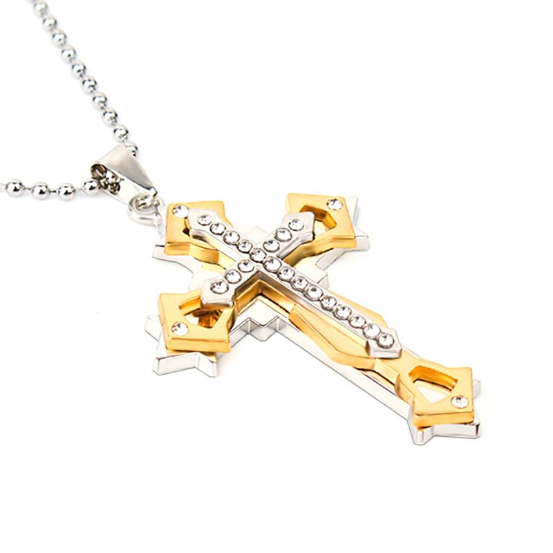 Fashion Versatile Cross Pendant Necklaces For Women Men Hip Hop Creative Temperament Necklaces Jewelry Accessories Gifts