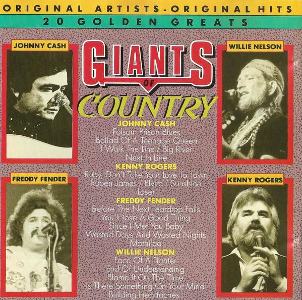 

CD VARIOUS - Giants Of Country CDGTS76605 Giants 1988 Europe Music Others Used